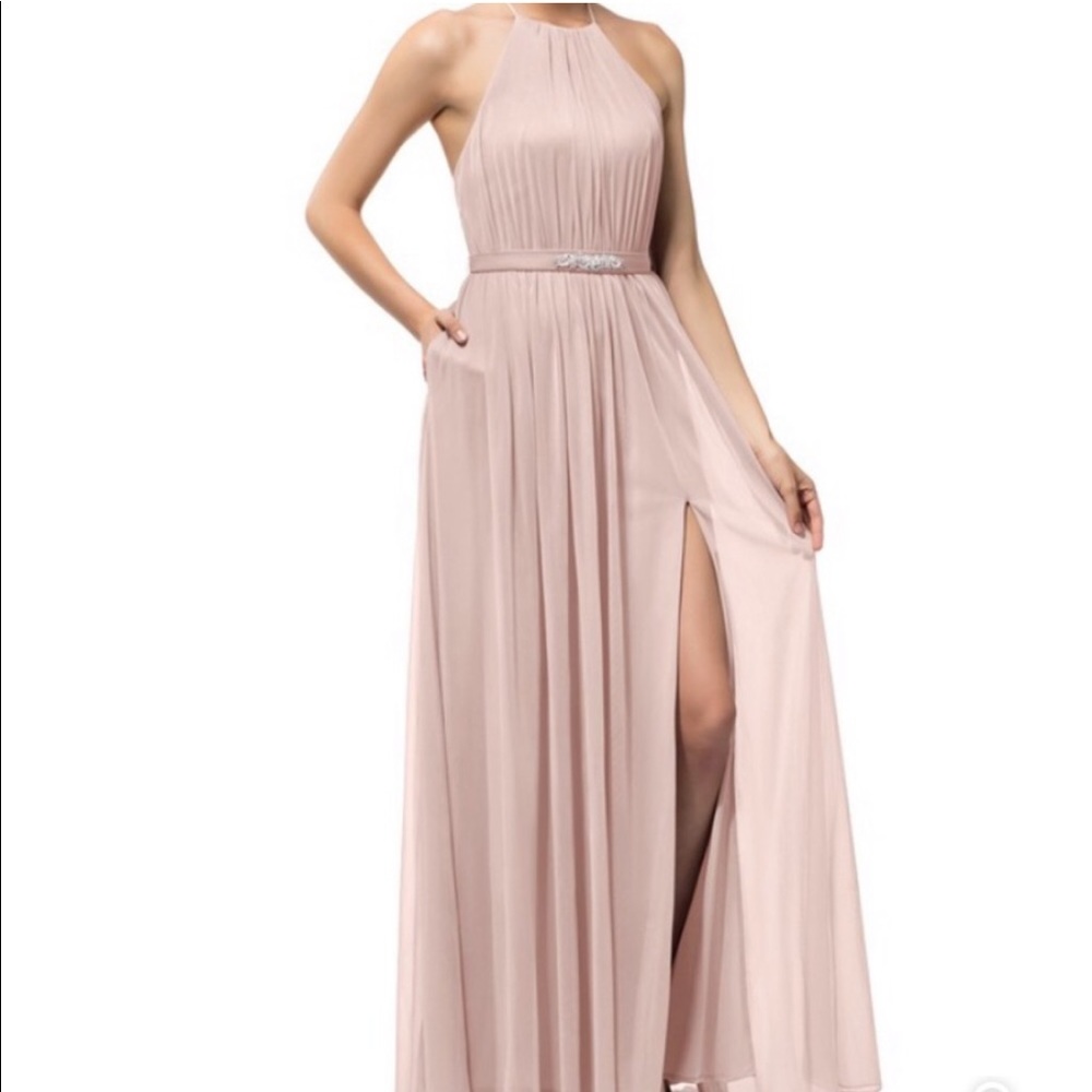 Azazie Bridesmaid Dress is Dusty Rose -Hazel Dress